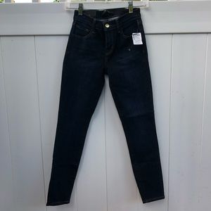 J Brand Mid Rise Skinny Capri Jeans